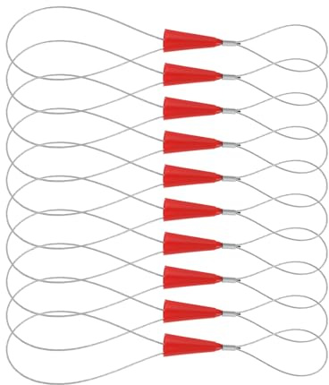 SG Store Kabelabzieher, verstellbare Kabelstangen, Fischband-Set, Länge 215 mm, Elektriker, Einfädelvorrichtung, Abziehwerkzeug, Fischband-Verschluss zur Befestigung von Kabeln, 10 Stück