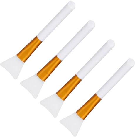 sourcing map Silicone Epoxy Brushes White Applicator DIY Brush for Making Epoxy Tumbler, Pack of 4