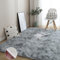 GOUSANG Shaggy Teppich 240 x 400 cm Kunstfell Hasenfell Imitat Longhair Wolle Bettvorleger Wolle Bettvorleger Sofa Matte für Kuche Schlafzimmer Wohnzimmer, Hellgrau