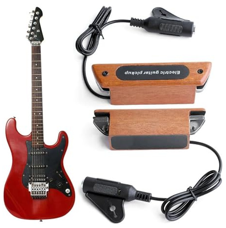 Tonabnehmer Für Akustikgitarren Aus Holz Mit Schallloch Magnetischer Tonabnehmer Magnetischer Wandler Für Akustikgitarren Mit Stahlsaiten Single Coil