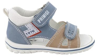 Primigi Avio Sandale Beige mit Klettverschluss für Kinder, beige, 26 EU