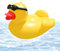 Canard Géant Gonflable,Anneau Flottant Gonflable Canard pour Nage - Anneau Flottant Chaise Bateau Jouet Aquatique pour Adultes Adolescents Piscine Jardin Lac