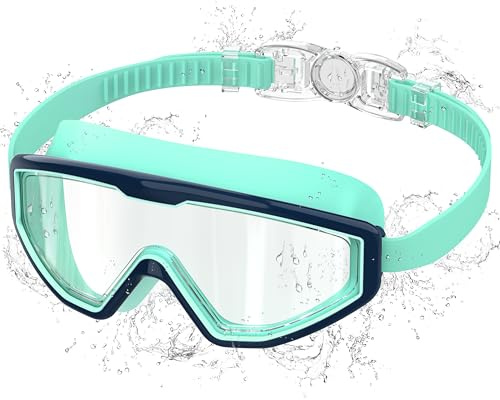 Ambienden Occhialini Nuoto Bambini Anti-Appannamento Impermeabili UV 180°