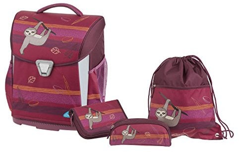 Schneiders Mädchen Toolbag Basic 4-teiliges Set Lazy Lewis Gepäck-Kindergepäck, Rot (Dark Red)