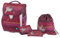 Schneiders Mädchen Toolbag Basic 4-teiliges Set Lazy Lewis Gepäck-Kindergepäck, Rot (Dark Red)