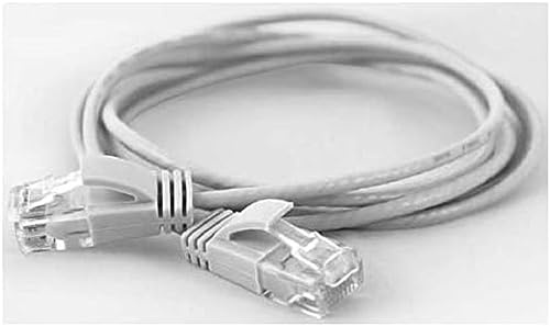 wantecWire Extra dünnes Patchkabel CAT.6 UTP, Länge 0.2 m, weiß