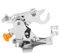Ruffler Presser Foot Compatible with Household Sewing Machines, Makes Ruffles and Pleats with Ease, for Home Decor and Clothing Construction, Sewing Machine Attachment