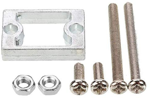 DollaTek 10Pcs TT Motor Aluminiumlegierung Halterung Smart Auto Chassis Radschrauben Befestigungsteile