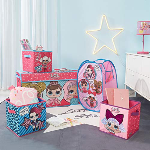 L.O.L. Surprise! 5 Piece Storage Solution Set, Fabric, Pink