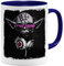 OM3® Music Deejay DJ Yoda Tazza | Tazza in ceramica | 11oz 325 ml | Stampa su entrambi i lati | Blu scuro