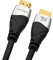 Ivuna Avanzada HDMI 2.1-4k 8k Soporte - Rev?s Compatible - Estructura de liberaci?n de tensiones del Cable para un Uso m?s Largo - 1m
