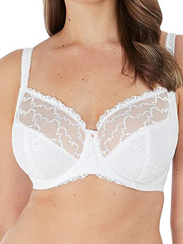 Fantasie Women's Ana Underwire Side Support Bra Full Coverage, Opaque, White, 34DD