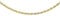 CARISSIMA Women's 9ct 2-Tone Gold 40 Hollow Rope Chain 41cm/16