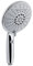 Gedy G-Top 01, Doccetta per Doccia 5 getti, Soffione Doccia in ABS con Finitura cromata, 5 Anni di Garanzia, Design R&S, Filtro Doccia antisabbia Incluso
