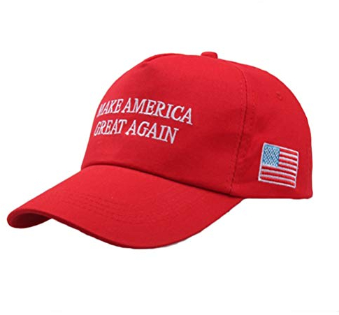 Donald Trump Verstellbare USA Flag Baseball Writing America Great Again Hut, Wahlhüte, Sonnenhüte Männer und Frauen, Sunscreen, Breathable, Adjustable