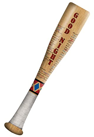 Funidelia | Bate de Harley Quinn Hinchable - Suicide Squad para Mujer Superhéroes, DC Comics, Suicide Squad, Villanos - Accesorios para Adultos, Accesorio para Disfraz - Marrón