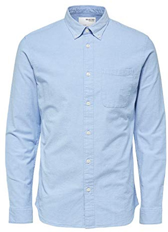 Selected Homme Male Langarmhemd Oxford | Long sleeved shirt