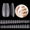 Beetles 240pcs Faux Ongles Court Coffin, Acrylique Capsules Ongles Préformé Full Matte Soft Transparent Pose Ongle Pour Les Studios De Manucure en 15 Tailles, Short Coffin