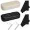 Boisbresil 2 Pcs Custodia per Occhiali, Set Vintage Custodia per Occhiali da Vista Custodia per Occhiali Portatile Astuccio per Occhiali Rigido PU con 2 Panno per Occhiali e 2 Cacciaviti, 2 Colori