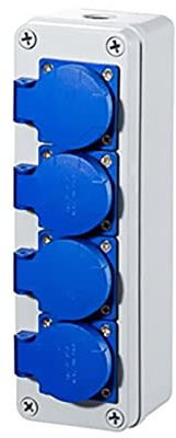 EZZON Prise d'eau de pluie extérieure à trois trous 220 V/10 A à fixation murale multifonction pour voiture électrique (taille : prise multifonction, couleur : 4K)