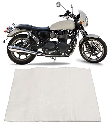 Motorrad Auspuff Schalldämpfer 2 Stück Motorrad Auspuff Schalldämpfer Baumwolle Fiberglas 35x25cm Schallabsorbierendes Verpackungstuch