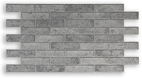 Grace Baltic 3D-Wandpaneele für Innenwanddekoration, nicht klebende dünne und flexible PVC-Platten, Innenwanddekorationstattoos, 3D-PVC-Material (50 Stück/24 m²)