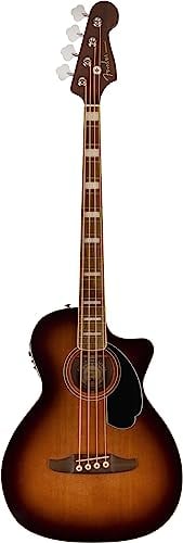 Fender Kingman Bass, Walnut Fingerboard, Black Pickguard, Shaded Edge Burst