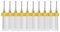 FOCMKEAS 10Pcs PCB Drill Bits Set, 1/8 Shank 1mm Micro Twist Bit Spiral Flute Carbide for Print Circuit Board Stone Dremel Jewelry CNC Engraving