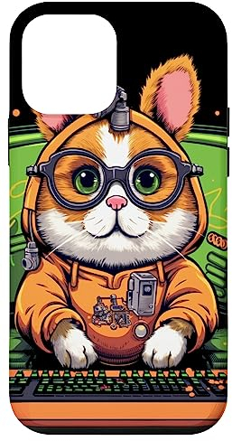 Hülle für iPhone 12 mini Hamster Computer Programmierer Hammy Kawaii Programmierung