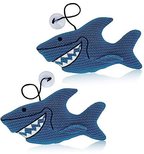 LEOSINYIN Lot de 2 absorbeurs d'écume de requin pour jacuzzi, piscine, spa, jacuzzi, éponge de nettoyage absorbant l'huile, filtre pour adultes et enfants