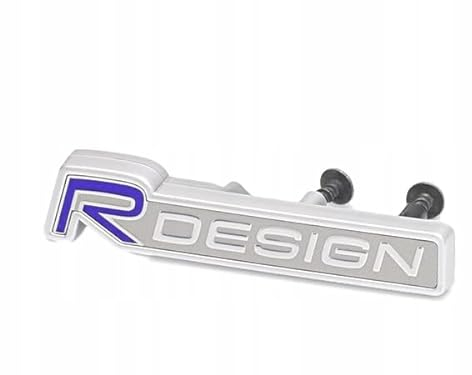 Volvo Kühlergrill-Emblem C30 R-Design Silber Metall Chrom Auto 81309031 79899031