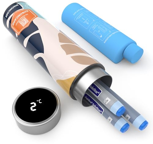 DISONCARE 60H Smart Trousse Isotherme Medicaments Insuline Voyage Temp-display Sac Isotherme Transport Pochette Isotherme pour Diabetique avec 2 Glacieres et QR Étiquette Médical（Monstera）