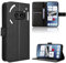 TIANYUE Handyhülle für Nothing Phone (2a) Hülle, Schutzhülle Handy Lederhülle PU Leder Hülle mit [Kartenfach] [Magnetverschluss] Cover Kompatibel für Nothing Phone (2a), Schwarz