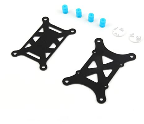 TOYANDONA Anti-vibrationsplatte Für Flugcontroller Inklusive Dämpfungskugeln Und Doppelseitigem Klebeband Kompatibel Mit Einfache Installation Für Drohnen