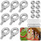 MirraSwit 8 Piezas M6 Cancamo, Tornillo con argolla, Anillos de Elevación, Tornillo de Ojo, Tornillos de Argollas Sólido y Robusto para Equipos de Elevación