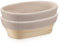 HaWare Bread Proofing Basket-Set of 2, 10inch Oval Natural Rattan Sourdough Proving Basket with Liner for Bread Making, 25x14x8cm, Healthy & Non-Toxic