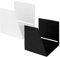 Natural Goods Berlin Magazinhalter SHEET Zeitschriftenständer Schwarz - Zeitschriftenhalter Wand 15 cm Zeitungsständer Metall - Briefablage Wandmontage oder freistehend - Magazinboard aus Stahl