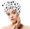 Gjinxi Shower Cap for Women, Luxury Shower Caps, Double Layers Waterproof Bath Caps, Elastic and Reusable Shower Cap, Hair Cap for Shower with Adjustable Bowknot, Hair Bath Cap