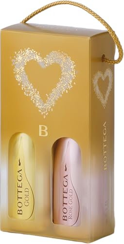 Bottega Gold und Rosé Gold in je 0,2 Liter Piccolo 11,25% 2 x 0,2 Liter Geschenkbox