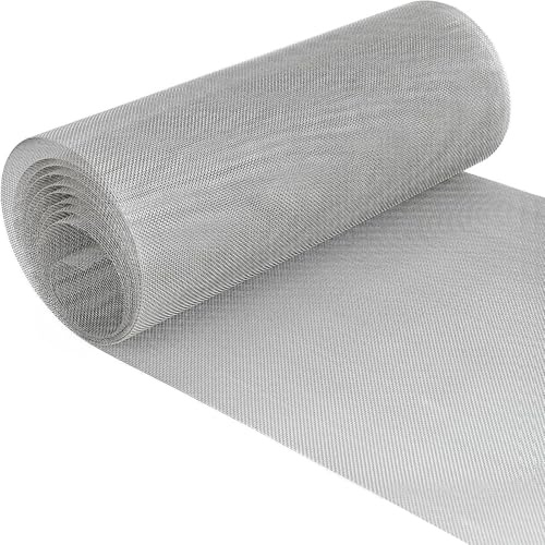 UDIANIS 304 Stainless Steel Mesh Roll - 30cm x 2M, Heavy Duty Rodent & Insect Proof Wire Mesh - Ideal for Vents, Air Bricks, Home, Kitchen, Garden & DIY Projects - Rustproof & Durable Metal Screen