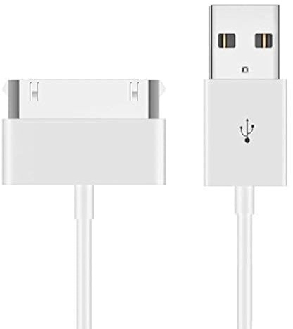 Cavi di ricarica e sincronizzazione USB a 30 pin, 1,3 m, compatibili con iPhone 4/4S, iPhone 3G/3GS, iPad 1/2/3, iPod Classic, Nano, Touch, connettore Apple Legacy (3)