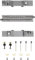 KATO N Scale Crossing line 2 124mm 20-027 Rail Transport Modelling Supplies