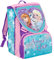 Zaino scuola ESTENSIBILE - DISNEY - FROZEN Magia del Cuore- Azzurro Rosa 31Lt