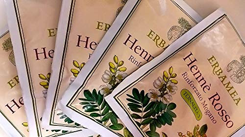 Henne' Rosso Rinforzato Mogano 10 Confezioni da 100 g Erbamea