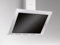 SILVERLINE Epsilon Deluxe EPW 810 S Wandhaube kopffrei Edelstahl/Glas schwarz 80 cm