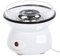 HOMCOM 450W Electric Candyfloss Machine Kit Non-Stick Plates Fairground Fun Children Adult Party Gift Home Sweet Metal Body w/Accessories White