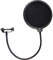 Namvo Mikrofon-Popfilter, schwarzer Mikrofon-Popschutz, schwenkbarer Popschutz mit doppellagiger Maske, Schallschutz, Windschutz für Blue Yeti Blue Snowball und andere Aufnahmestudio-Mikrofone