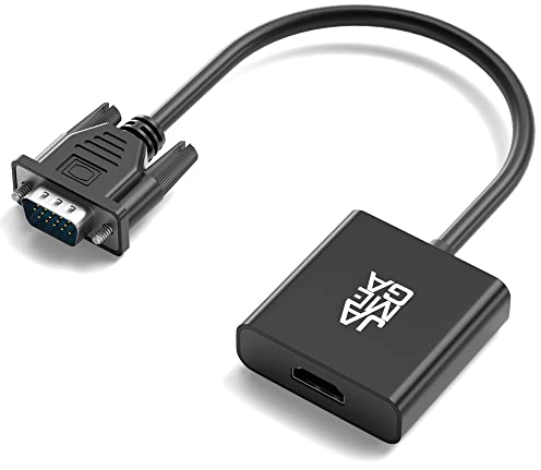 JAMEGA - 3er Pack VGA auf HDMI Adapter mit Audio-Unterstützung 1080P Auflösung VGA zu HDMI Adapter für Computer, PC, Laptop, Monitor, Beamer, HDTV UVM.