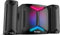 YENKEE YSP 2105 PC Multimedia 2.1 Sistema di altoparlanti Bluetooth 50 W con subwoofer e illuminazione LED, 40 Hz – 20000 Hz, jack 3,5 mm, AUX, telecomando, scheda SD, flash USB, nero