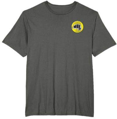 The Karate Kid Cobra Kai Yellow Fist Front And Back Maglietta